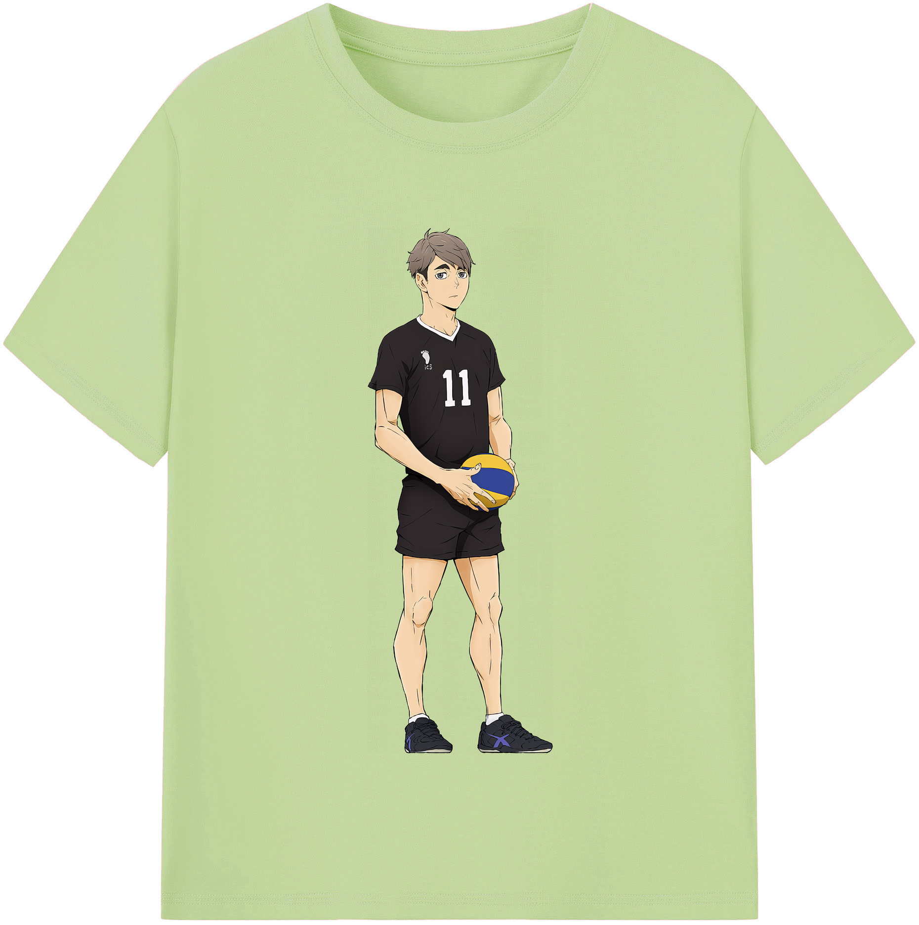 （画像用） ハイキュー!! Haikyu!! 綿100％半袖Tシャツ（フロントプリント）